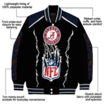 personalized chicago bears claw blood blue black varsity jacket best selling.webp