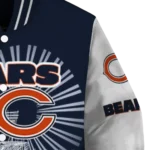 personalized chicago bears ferris arena blue white varsity jacket best selling.webp