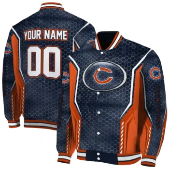 personalized chicago bears power plate blue varsity jacket fashion forward.webp