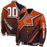 personalized chicago bears star burst blue varsity jacket best selling.webp