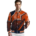 personalized chicago bears star burst blue varsity jacket best selling.webp