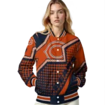 personalized chicago bears star burst blue varsity jacket best selling.webp