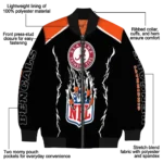 personalized cincinnati bengals claw blood orange black bomber jacket best selling