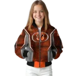 personalized cincinnati bengals power plate orange bomber jacket best selling