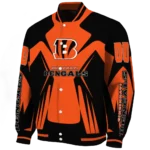 personalized cincinnati bengals spider mark orange black crocs varsity jacket best selling.webp