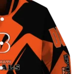 personalized cincinnati bengals spider mark orange black crocs varsity jacket best selling.webp