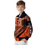 personalized cincinnati bengals star burst orange bomber jacket best selling