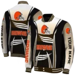 personalized cleveland browns mesh effect brown black varsity jacket best selling.webp