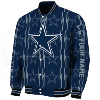 personalized dallas cowboys bolt stripe blue varsity jacket best selling.webp