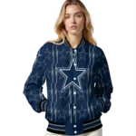 personalized dallas cowboys bolt stripe blue varsity jacket best selling.webp