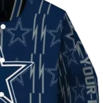 personalized dallas cowboys bolt stripe blue varsity jacket best selling.webp