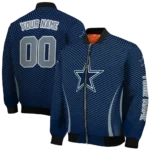 personalized dallas cowboys chevron arrow blue bomber jacket best selling