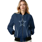 personalized dallas cowboys chevron arrow blue bomber jacket best selling