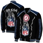 personalized dallas cowboys claw blood blue black varsity jacket best selling.webp