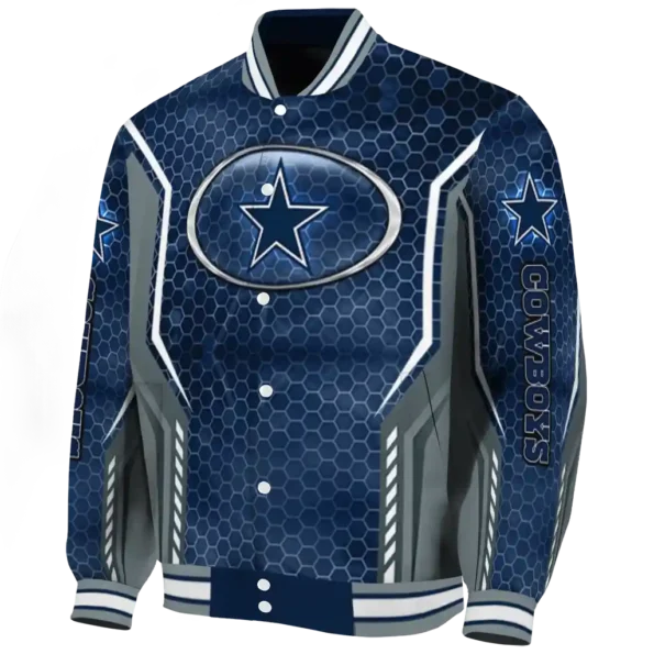 personalized dallas cowboys power plate blue varsity jacket best selling.webp