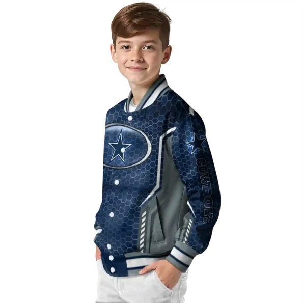 personalized dallas cowboys power plate blue varsity jacket trendy.webp