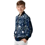 personalized dallas cowboys pyramid shapes blue bomber jacket best selling