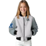 personalized dallas cowboys speckled arms blue gray bomber jacket best selling