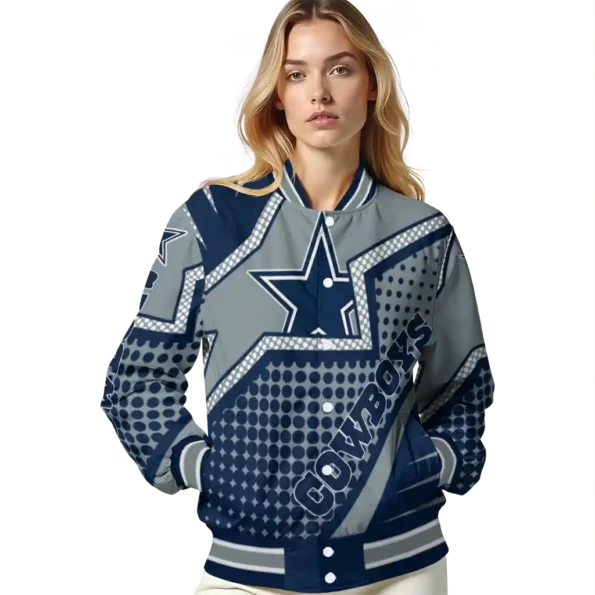 personalized dallas cowboys star burst blue varsity jacket latest model.webp