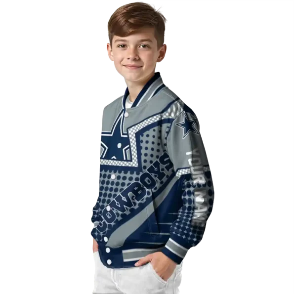 personalized dallas cowboys star burst blue varsity jacket trendy.webp