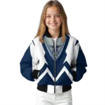 personalized dallas cowboys v stripes blue white bomber jacket best selling
