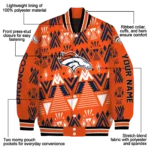 personalized denver broncos pyramid shapes orange varsity jacket best selling.webp