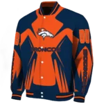 personalized denver broncos spider mark orange red crocs varsity jacket best selling.webp