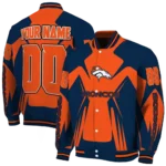 personalized denver broncos spider mark orange red crocs varsity jacket best selling.webp