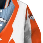 personalized denver broncos v stripes orange white varsity jacket best selling.webp