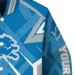 personalized detroit lions chevron angles blue varsity jacket best selling.webp