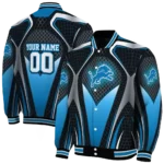 personalized detroit lions mesh chest grey crocs black varsity jacket best selling.webp