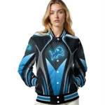 personalized detroit lions mesh chest grey crocs black varsity jacket best selling.webp