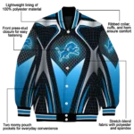 personalized detroit lions mesh chest grey crocs black varsity jacket best selling.webp