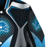personalized detroit lions mesh chest grey crocs black varsity jacket best selling.webp