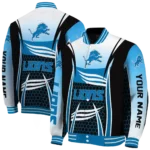 personalized detroit lions mesh effect blue black varsity jacket best selling.webp
