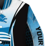 personalized detroit lions mesh effect blue black varsity jacket best selling.webp