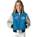 personalized detroit lions razorback outline blue nude bomber jacket best selling