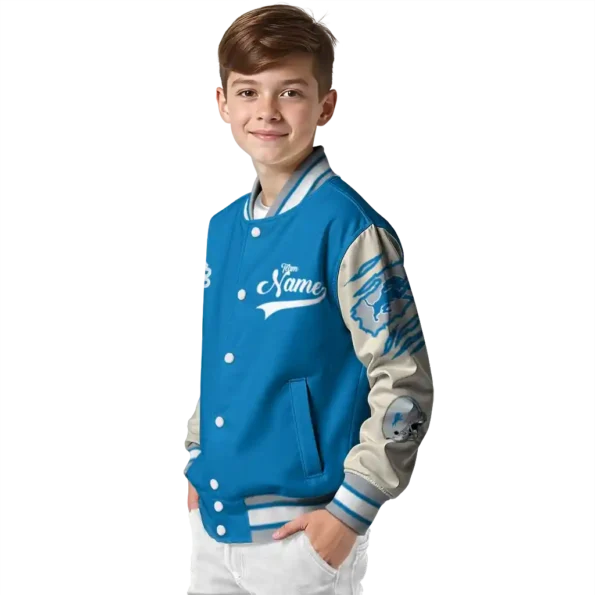 personalized detroit lions razorback outline blue nude varsity jacket trendy.webp