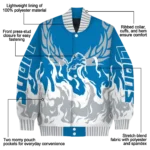 personalized detroit lions winged blaze blue white varsity jacket best selling.webp