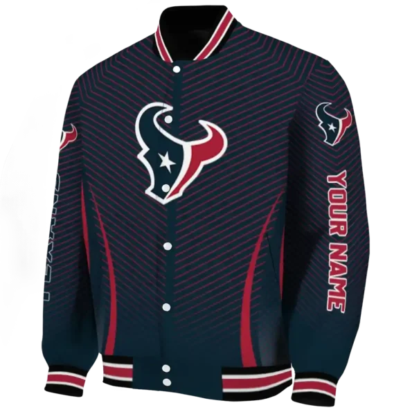personalized houston texans chevron arrow blue varsity jacket best selling.webp