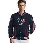 personalized houston texans chevron arrow blue varsity jacket best selling.webp