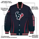 personalized houston texans chevron arrow blue varsity jacket best selling.webp