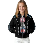 personalized houston texans claw blood blue black bomber jacket best selling