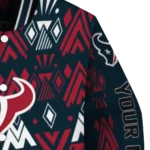 personalized houston texans pyramid shapes blue varsity jacket best selling.webp