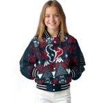 personalized houston texans pyramid shapes blue varsity jacket best selling.webp