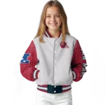 personalized houston texans speckled arms blue gray varsity jacket best selling.webp