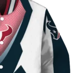 personalized houston texans v stripes blue white varsity jacket best selling.webp