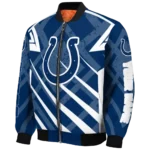 personalized indianapolis colts chevron angles blue bomber jacket best selling