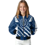 personalized indianapolis colts chevron angles blue bomber jacket best selling