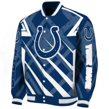 personalized indianapolis colts chevron angles blue varsity jacket best selling.webp